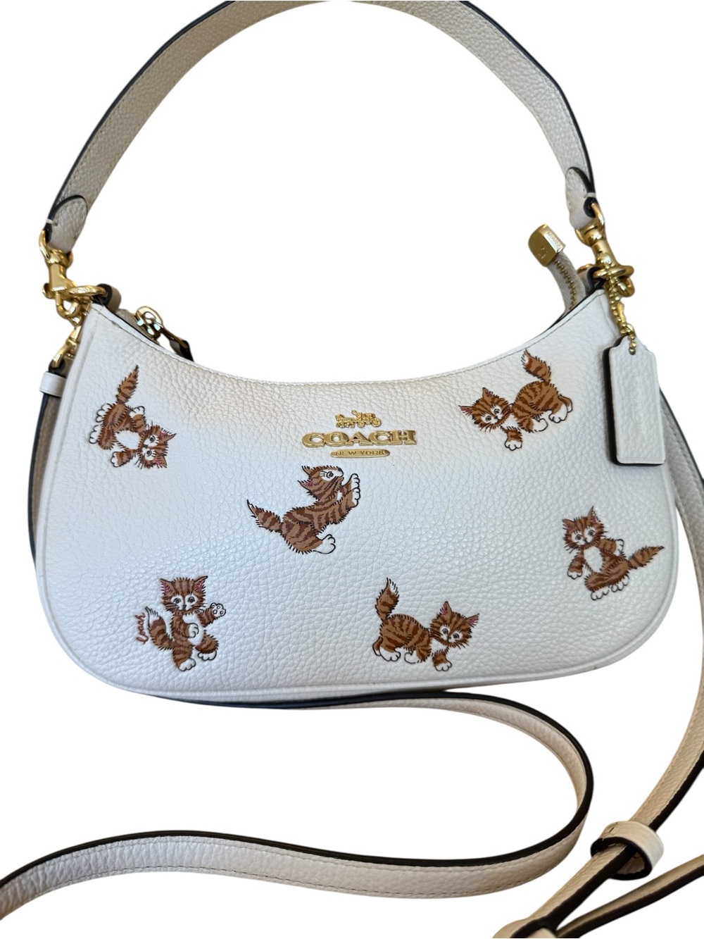Coach Teri Shoulder Bag with Dancing Kitten Print 2022 - Picture 2 of 11